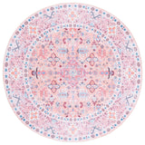 Safavieh Arizona 6'-0" x 6'-0" Rug in Beige / Pink