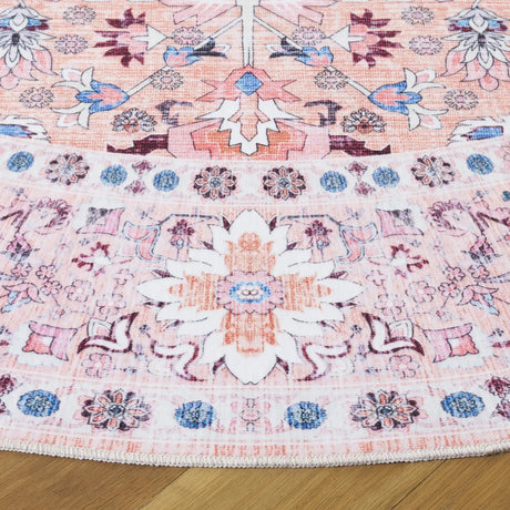 Safavieh Arizona 6'-0" x 6'-0" Rug in Beige / Pink