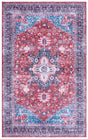 Safavieh Arizona 4'-0" x 6'-0" Rug in Red / Navy