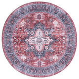Safavieh Arizona 6'-0" x 6'-0" Rug in Red / Navy