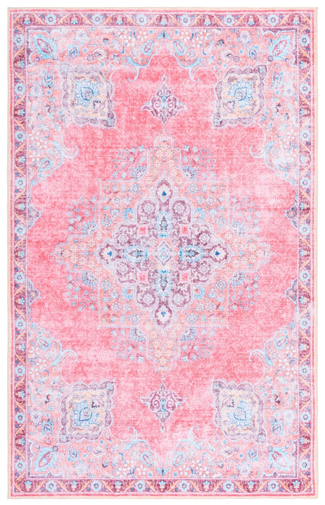 Safavieh Arizona 4'-0" x 6'-0" Rug in Pink / Beige