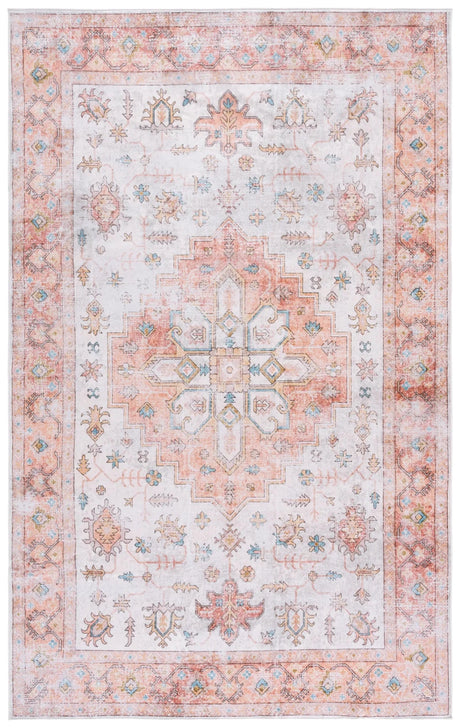 Safavieh Arizona 4'-0" x 6'-0" Rug in Beige / Rust