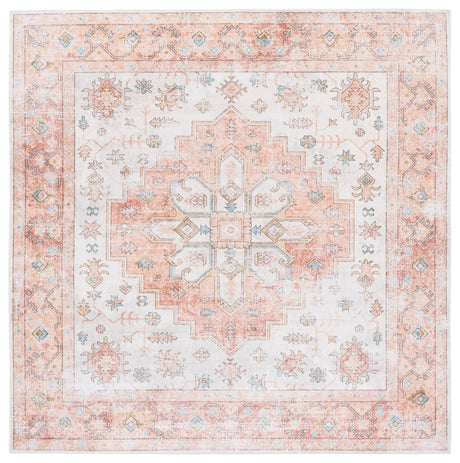 Safavieh Arizona 6'-0" x 6'-0" Rug in Beige / Rust