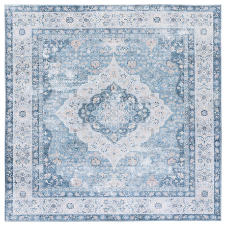 Safavieh Arizona 6'-0" x 6'-0" Rug in Blue / Light Blue