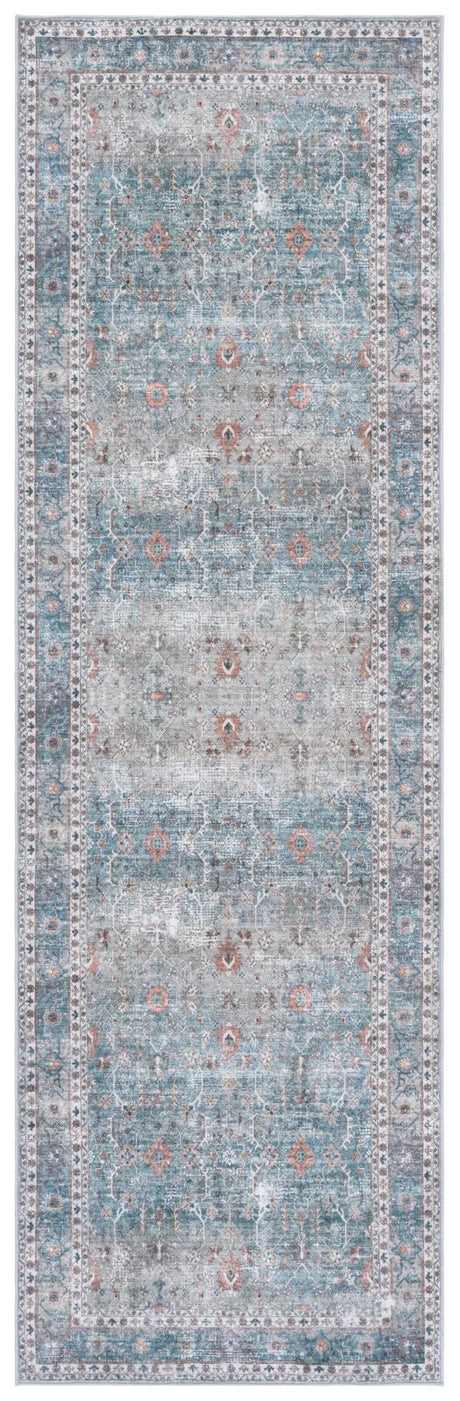 Safavieh Arizona 2'-6" x 8'-0" Rug in Teal / Beige