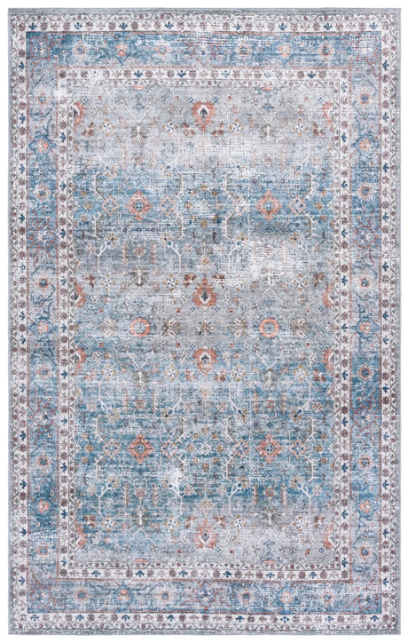Safavieh Arizona 4'-0" x 6'-0" Rug in Teal / Beige