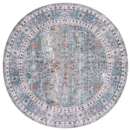 Safavieh Arizona 6'-0" x 6'-0" Rug in Teal / Beige