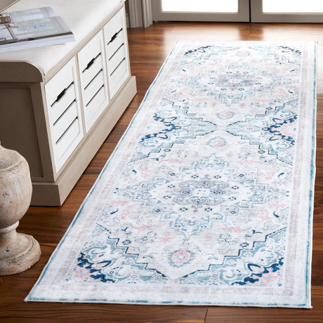 Safavieh Arizona 2'-6" x 8'-0" Rug in Ivory / Aqua