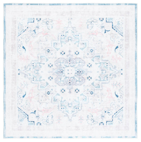 Safavieh Arizona 6'-0" x 6'-0" Rug in Ivory / Aqua