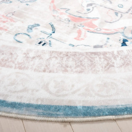 Safavieh Arizona 6'-0" x 6'-0" Rug in Ivory / Aqua