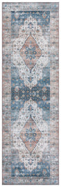 Safavieh Arizona 2'-6" x 8'-0" Rug in Light Brown / Blue