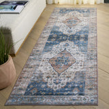 Safavieh Arizona 2'-6" x 8'-0" Rug in Light Brown / Blue