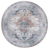 Safavieh Arizona 6'-0" x 6'-0" Rug in Light Brown / Blue