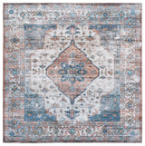 Safavieh Arizona 6'-0" x 6'-0" Rug in Light Brown / Blue