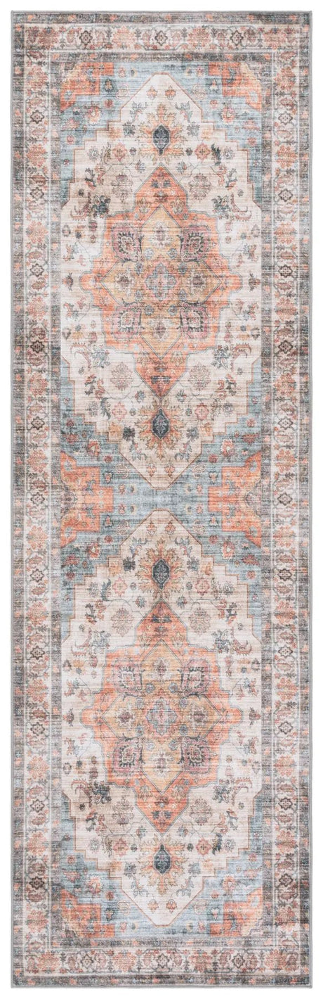 Safavieh Arizona 2'-6" x 8'-0" Rug in Light Brown / Rust