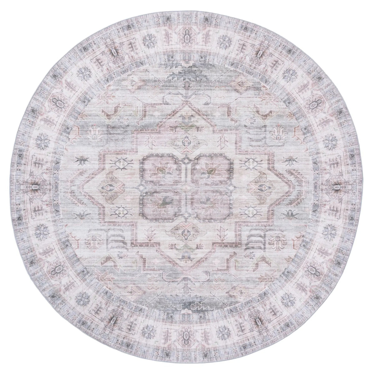 Safavieh Arizona 6'-0" x 6'-0" Rug in Light Green / Beige