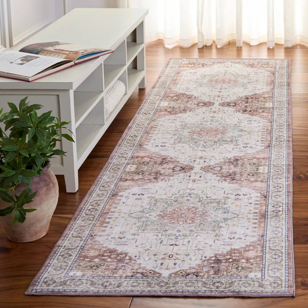 Safavieh Arizona 2'-6" x 8'-0" Rug in Beige Green / Brown