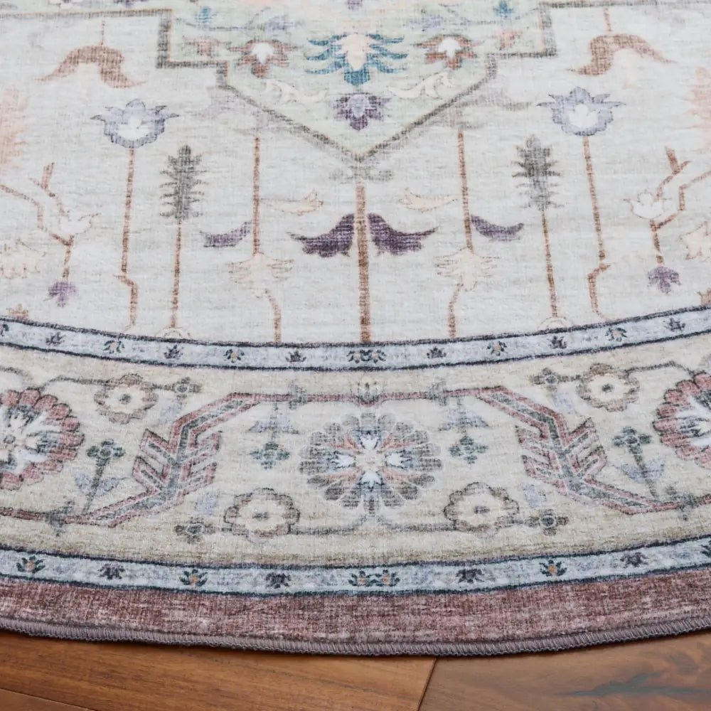Safavieh Arizona 6'-0" x 6'-0" Rug in Beige Green / Brown