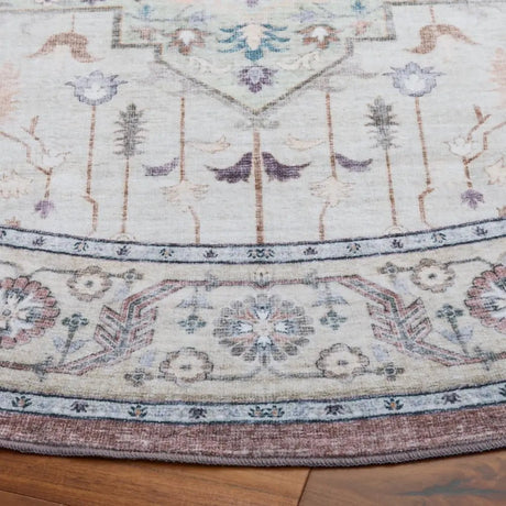 Safavieh Arizona 6'-0" x 6'-0" Rug in Beige Green / Brown
