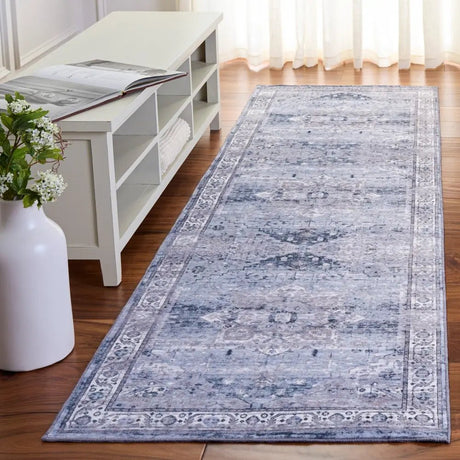 Safavieh Arizona 2'-6" x 8'-0" Rug in Dark Grey / Ivory