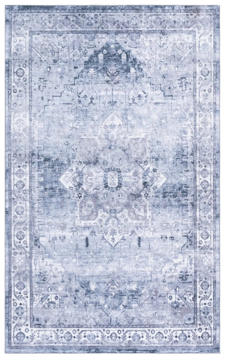Safavieh Arizona 4'-0" x 6'-0" Rug in Dark Grey / Ivory