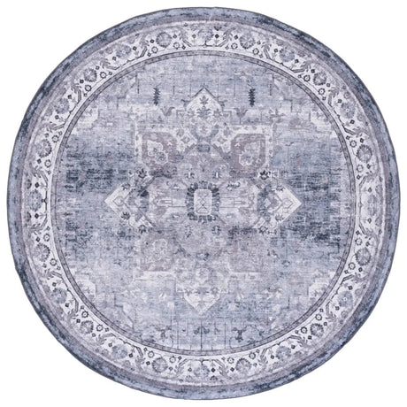 Safavieh Arizona 6'-0" x 6'-0" Rug in Dark Grey / Ivory