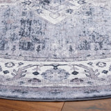 Safavieh Arizona 6'-0" x 6'-0" Rug in Dark Grey / Ivory