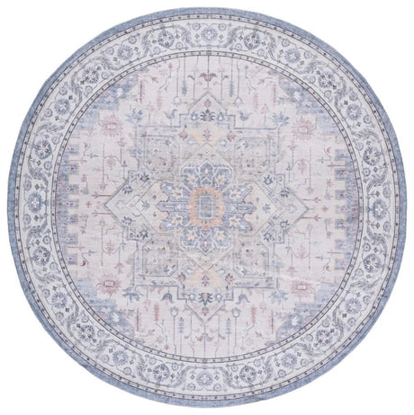 Safavieh Arizona 6'-0" x 6'-0" Rug in Beige / Light Blue