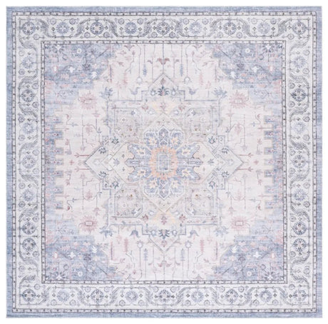 Safavieh Arizona 6'-0" x 6'-0" Rug in Beige / Light Blue