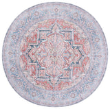 Safavieh Arizona 6'-0" x 6'-0" Rug in Rust / Blue