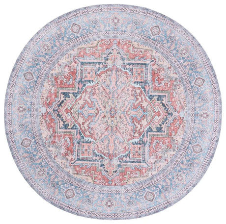 Safavieh Arizona 6'-0" x 6'-0" Rug in Rust / Blue