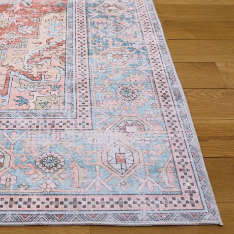 Safavieh Arizona 5'-0" x 8'-0" Rug in Rust / Blue