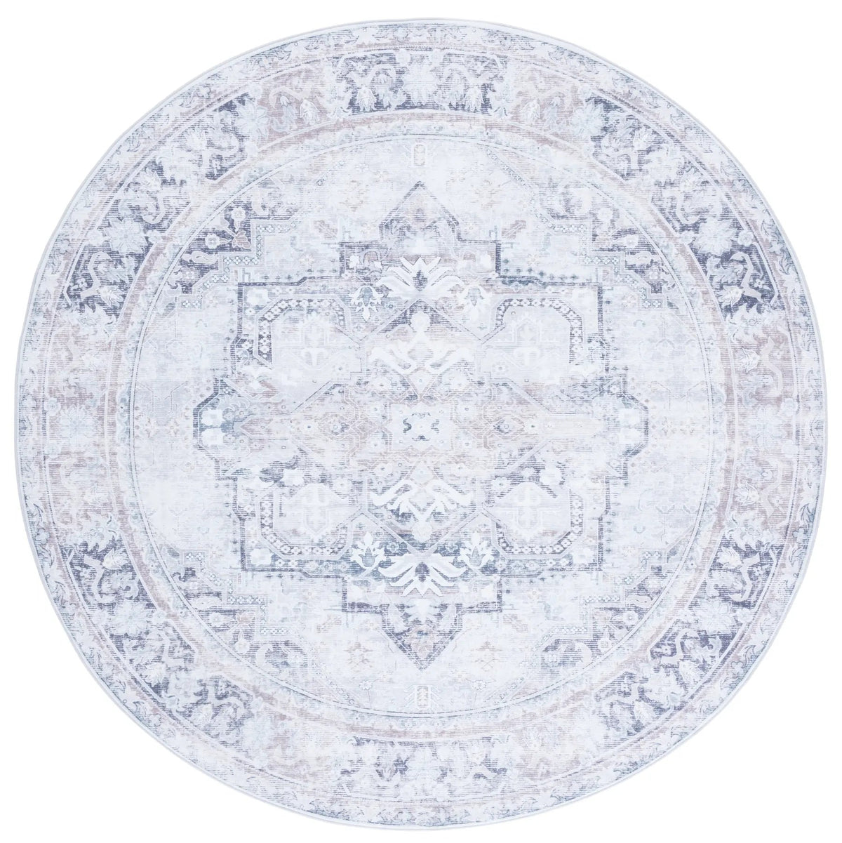 Safavieh Arizona 6'-0" x 6'-0" Rug in Ivory / Grey