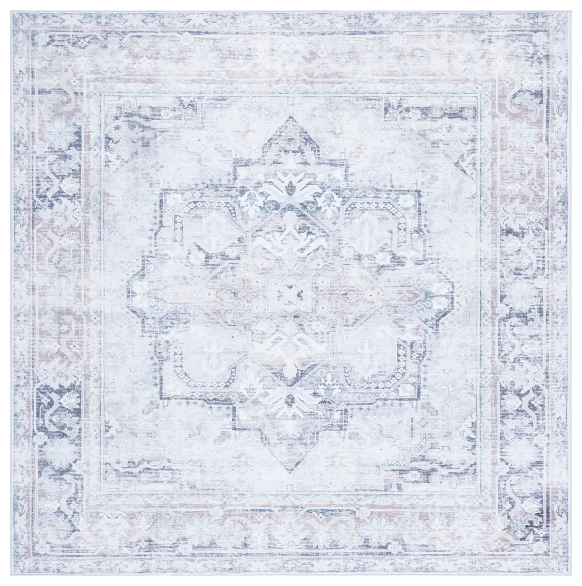 Safavieh Arizona 6'-0" x 6'-0" Rug in Ivory / Grey
