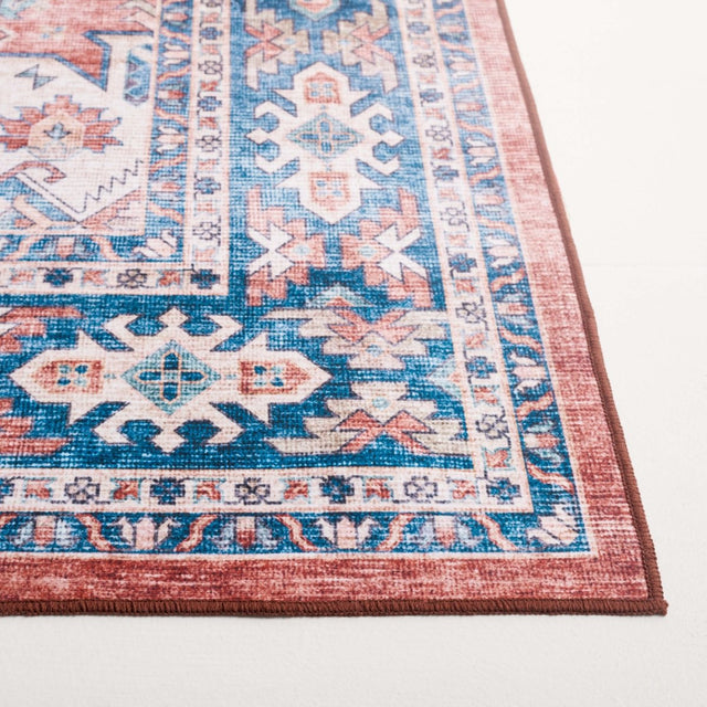 Safavieh Arizona Arz512M Blue/Rust Rug.