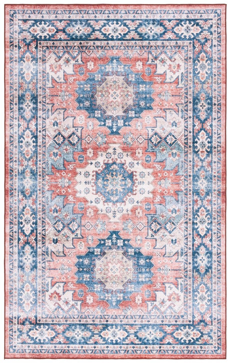 Safavieh Arizona Arz512M Blue/Rust Rug.