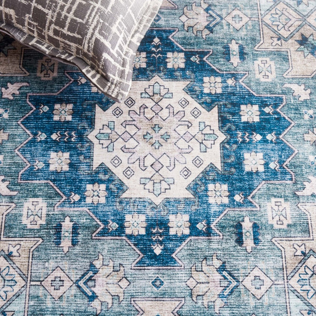 Safavieh Arizona Arz512W Sage/Aqua Rug.