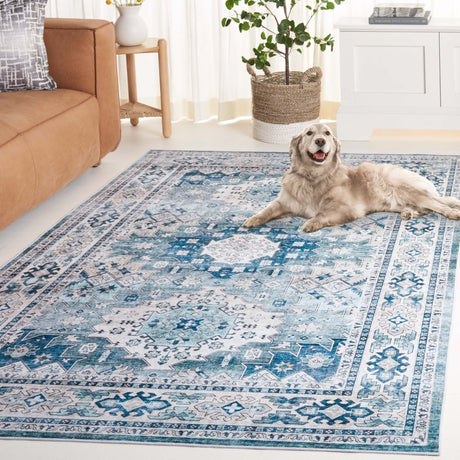 Safavieh Arizona Arz512W Sage/Aqua Rug.