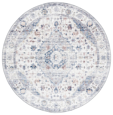 Safavieh Arizona 6'-0" x 6'-0" Rug in Light Blue / Ivory
