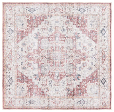 Safavieh Arizona 6'-0" x 6'-0" Rug in Beige / Rust