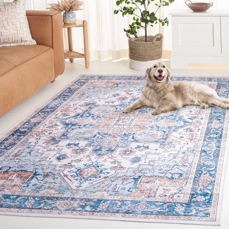 Safavieh Arizona Arz523M Blue/Beige Rug.