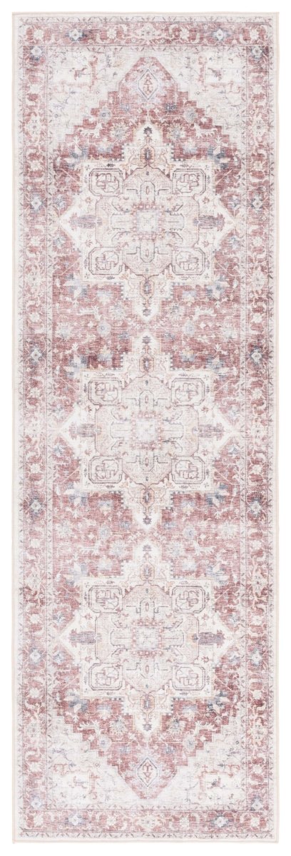 Safavieh Arizona Arz523Q Rust/Beige Rug.