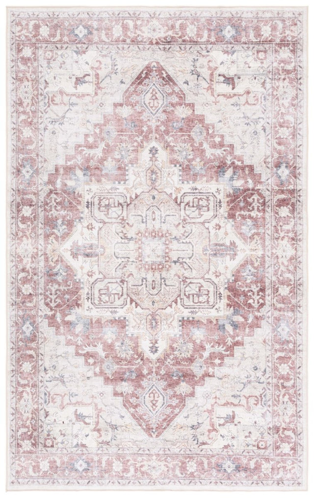 Safavieh Arizona Arz523Q Rust/Beige Rug.