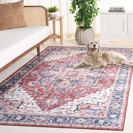 Safavieh Arizona Arz523T Brown/Blue Rug.