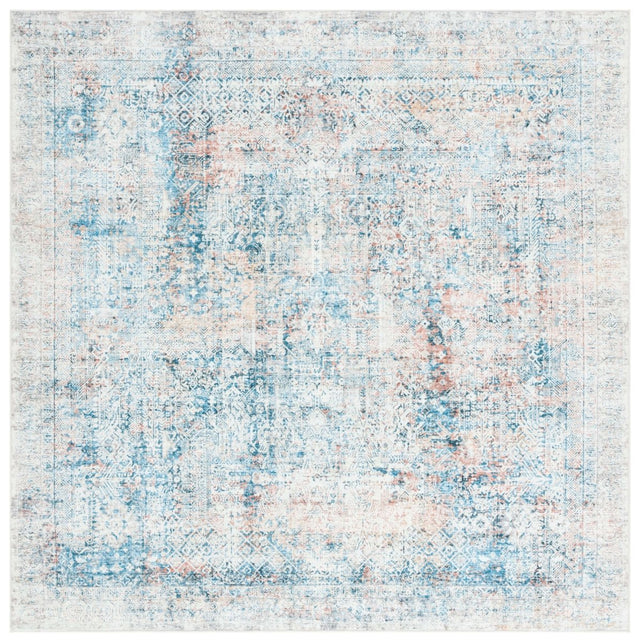 Safavieh Arizona Arz539M Blue/Rust Rug.