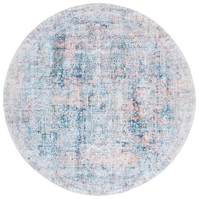 Safavieh Arizona Arz539M Blue/Rust Rug.