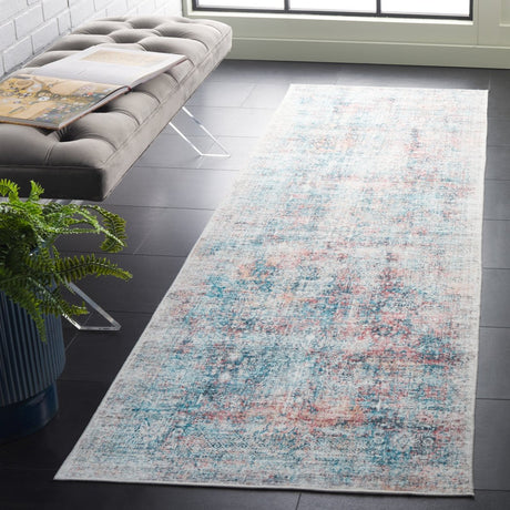 Safavieh Arizona Arz539M Blue/Rust Rug.