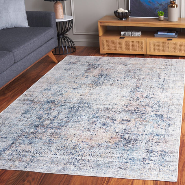 Safavieh Arizona Arz539N Navy/Beige Rug.