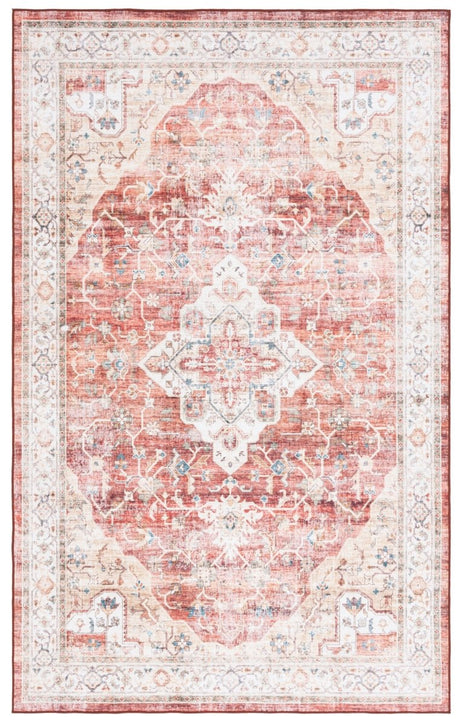 Safavieh Arizona Arz556Q Rust/Gold Rug.