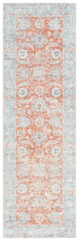 Safavieh Arizona Arz908K Turquoise/Rust Rug.